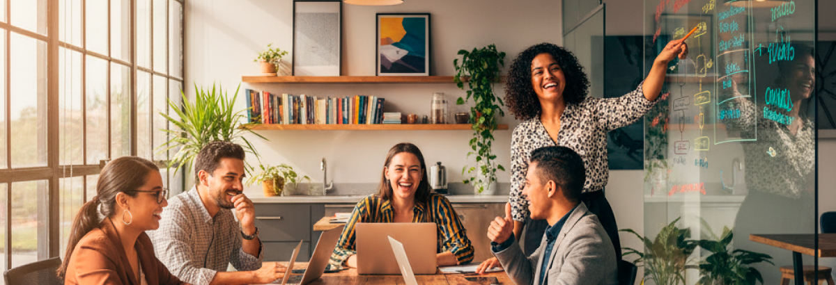 Equipo de mentores y sesión de mentoría